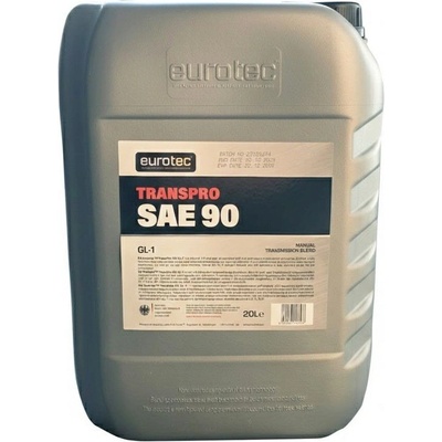 EUROTEC Трансмисионно масло EUROTEC TransPro EP 90 GL-1 20л