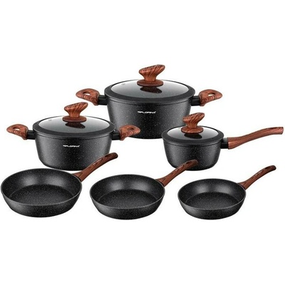 Sconto Sada hrncov MASTER 9 ks (2 hrnce a 1 rajnica s pokrievkou, 3 panvice)