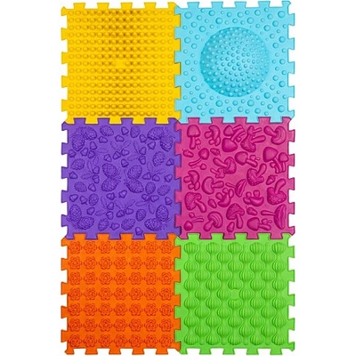 Ortek Masážní podložka Mega Mix Puzzle, 6 dílů, AKTUALIZOVANÁ