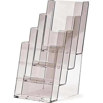 Jansen Display Stojánek na letáky DL (1/3A4), 4 kapsy za sebou, 115 x 255 mm – Zboží Mobilmania