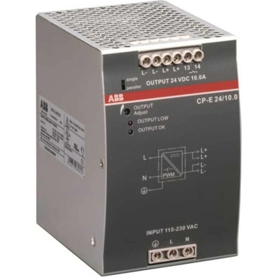 1SVR427035R0000 CP-E 24/10 Napájecí zdroj 24V DC/10A, 115-230V AC, ABB