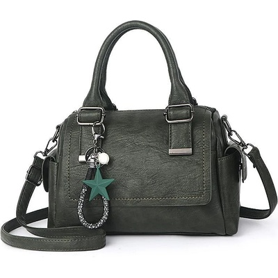 Charon Дамска Чанта Charon Magnolia, Различни цветове, Тъмно зелена (KD-78-GREEN)