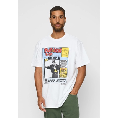 Mister Tee Тениска Eazy-E RAP Magazine Oversize Tee white XXLUB-MT2406-00220 - Тъмносив, размер XL
