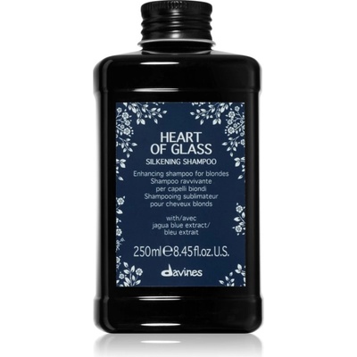 Davines Heart of Glass Silkening Shampoo нежен почистващ шампоан за руса коса 250ml