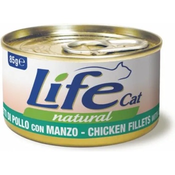Life Pet Care Life Cat Natural Chicken & Beef - с пилешко и говеждо месо 85 гр