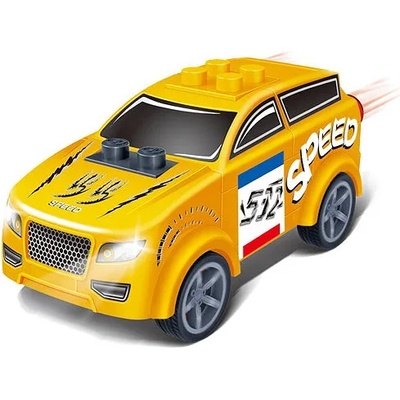 BanBao Автомобил Race Club - Жълт (8629-3)