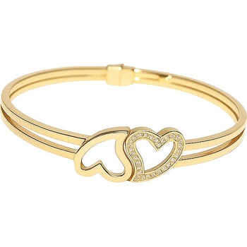 Златна твърда гривна