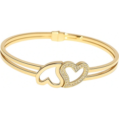 Златна твърда гривна