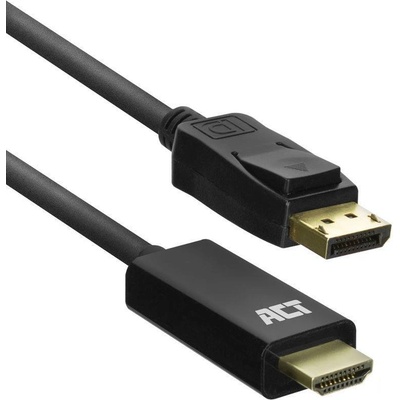 ACT AC7550 DisplayPort към HDMI кабел 1.8 м (4K@30Hz) (AC7550)
