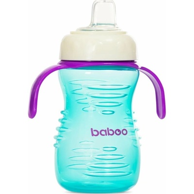 Baboo Cup with Silicone Spout hrnček s rúrkou Mint 260 ml