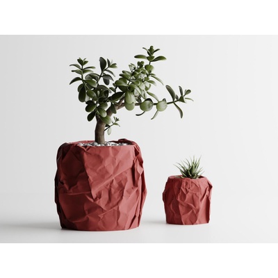 Кашпа Miami голяма тъмночервен мат