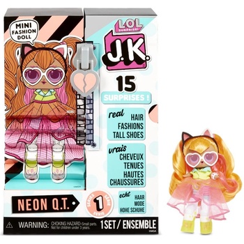 L.O.L. Surprise! JK Neon QT Fashion Doll s botami