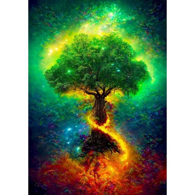 Enjoy - Puzzle Norse Tree of Life - 1 000 piese