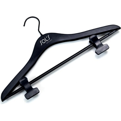 SOL's Collection Ramínko Hanger trousers clips na šaty se sponami COT26ZS0700299-black Černá UNI