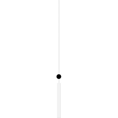 Sekundová ručička 124 mm - bílá /9