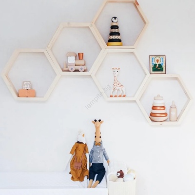 ASIR GROUP К-кт 5бр. етажерки RAF 36x31 cм смърч (AS1185)