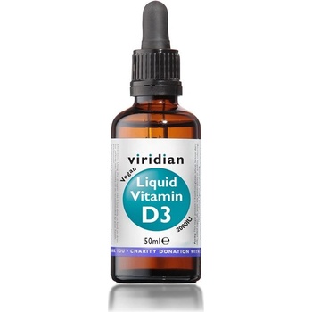 Viridian Luquid Vitamín D3 2000iu 50 ml