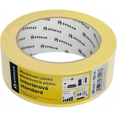 Spokar maskovacia páska interiérová 38 mm x 50 m 24h/60°C