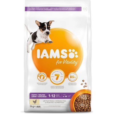 IAMS ProActive Health Puppy & Junior Small & Medium Breed Chicken 3 kg
