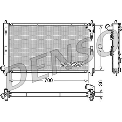 DENSO Chladič, chlazení motoru DRM45029