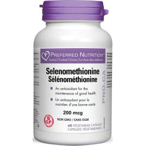 Natural Factors Selenomethionine, 200 mcg, 60 капсули, Natural Factors