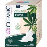 Cleanic Дамски превръзки Naturals Hemp Night, 10 бр (3035179)
