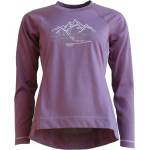 Zimtstern Дамска фланелка с дълъг ръкав за колоездене Zimtstern Women's PureFlowz Eco Shirt L/S Cycling jersey - Berry (156-2913-0112)