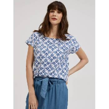 Moodo Дамска тениска с орнаменти Moodo Moodo | Byal | ЖЕНИ | XS