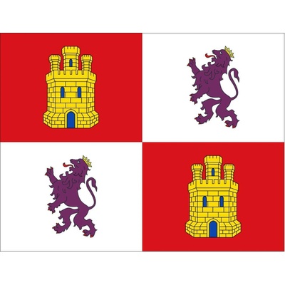 LIBEA, s.r.o. Kastilie a León vlajka Rozměr: 60×90 cm, Uchycení: Karabiny na stožár