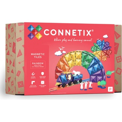 Connetix Rainbow Mega Pack 212ks – Zboží Živě