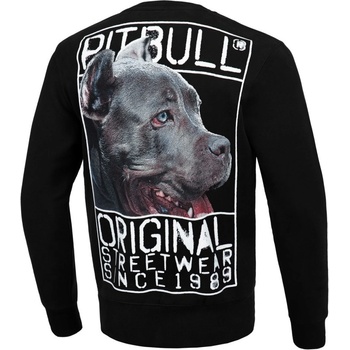 PitBull West Coast mikina bez kapucne ORIGIN black