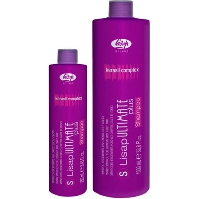 Lisap Ultimate Shampoo uhladzujúci šampón na vlnité a kučeravé vlasy 1000 ml