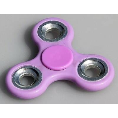 FIDGET SPINNER ANTISTRESOVÁ HRAČKA Fialkovo stříbrná