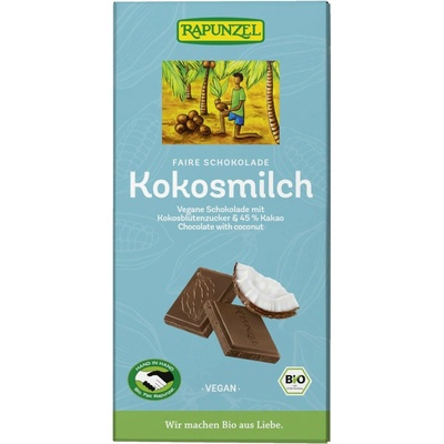 Rapunzel z kokosového mléka BIO VEGAN 80 g