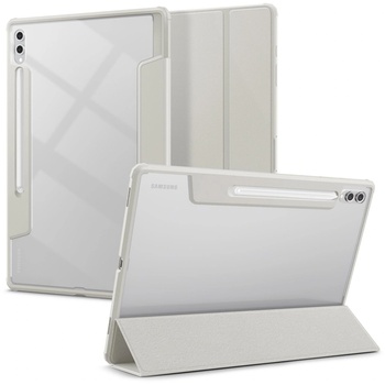 Spigen Калъф за таблет, Spigen Ultra Hybrid Pro за Samsung Galaxy Tab S10 Ultra / S9 Ultra / S8 Ultra, Сиво-прозрачен (ACS08796) (ACS08796)