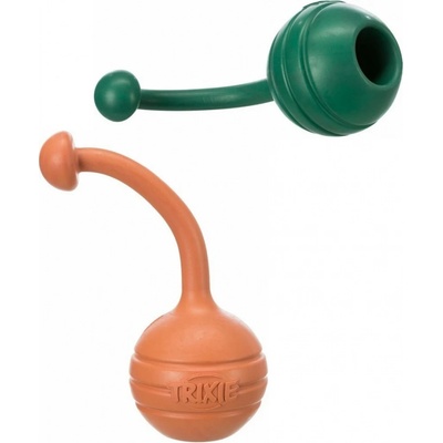 Be Eco míč tvrdá guma s gumovým provázkem 6 x 13 cm