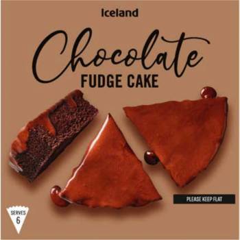Iceland Čokoládový dort s čokoládovou polevou 450 g
