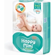 Happy Mimi Flexi Comfort Midi 2 plienky 4-9 kg 44 ks