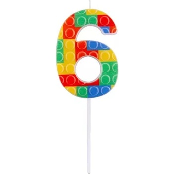 Godan Свещ с дизайн на строителен блок - 6 (bh-spk6)