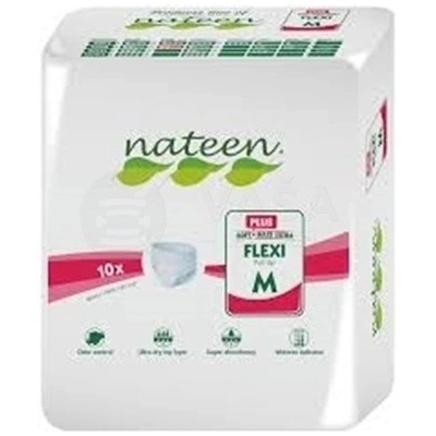 Nateen Flexi Plus M Plienkové nohavičky navliekacie 10 ks
