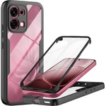 Techsuit Калъф за Oppo A6 Pro 4G / 5G - Techsuit ColorVerse 360 Series + Протектор - Черен (KF2361463)