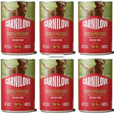 Carnilove Dog Can Duck and Pheasant 6 x 400 g