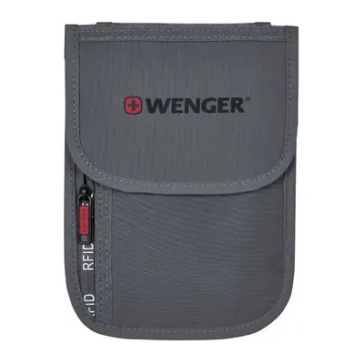 Wenger Портмоне за врат Wenger Travel Document RFID Neck Pouch, сиво (611878)