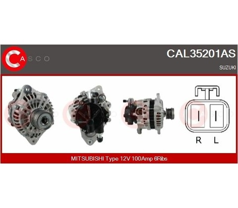 Alternátor CASCO CAL35201AS