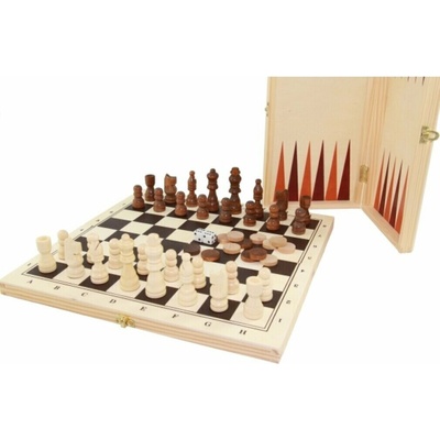 Longfield Šachy a Backgammon set