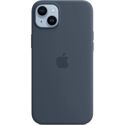 Apple iPhone 14 Plus Silikonový kryt s MagSafe bouřkově modrý MPT53ZM/A