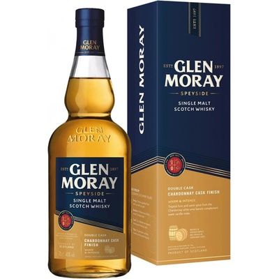 Glen Moray Elgin Classic Chardonnay Cask Finish 40% 0,7 l (kartón)