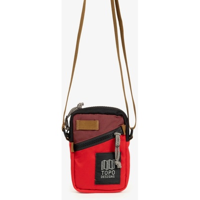 Topo Designs Mini Shoulder Bag maroon/salsa