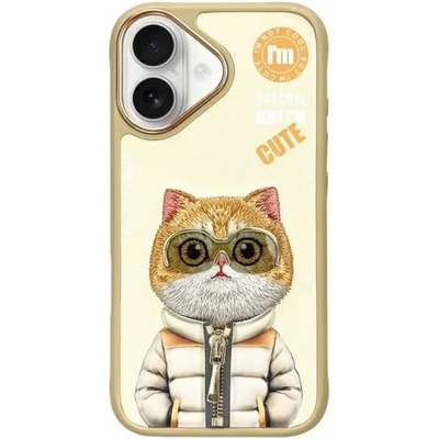 Nimmy Калъф Nimmy Cool&Cute 2.0 Cat за iPhone 16 - зелен (6971080319457)