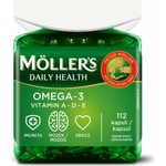 Mollers Omega 3 Daily Health rybí olej 112 kapsúl